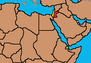 Tiny Israel in sea of Arab 22 nations