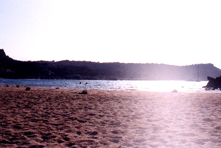 Spiaggia al tramonto