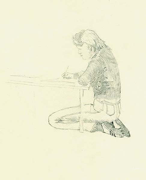 She writes