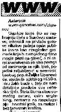 Article in Slobodna Dalmacija
