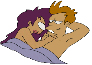 Fry and Leela