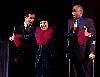 Reed (Jim Walton), Violet (Linda Balgord) and Grahame (Sal Mistretta) sing TWO GUYS AT HARVARD