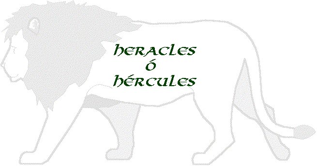 HERCULES Y LOS DOCE TRABAJOS
