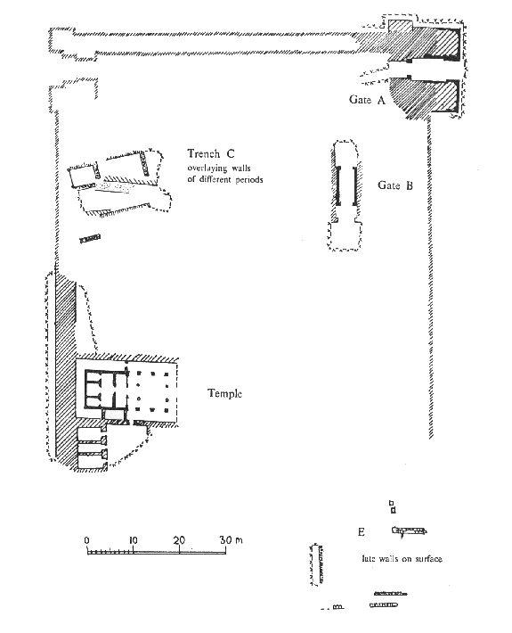 Figure ii) Habachi's plan of ZUR (after Hababchi 1980)
