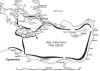 Figure i) Major trade routes 1400-1200BC (after Watrous 1992)