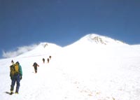 The twin peaks of Elbrus