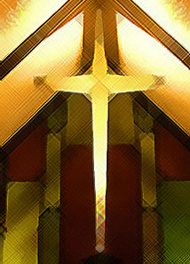 cross and light