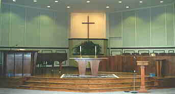 Chancel, Ravensworth Baptist Church