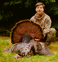 Dave Alianti with 18 lb turkey