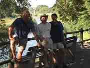 Pic 1. Walking along the Sabie, its a hard life