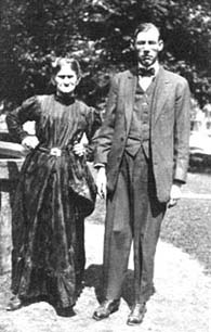 [picture of Mary E.
Allen and her grandson]