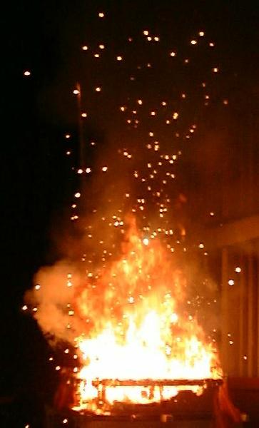 Fireworks and Fire - photo by artandpolitics.com