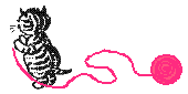 Cat With String