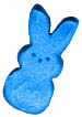 Blue Peep Bunny