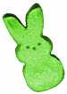 Green Peep Bunny