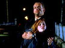 Scully at gunpoint - Endgame