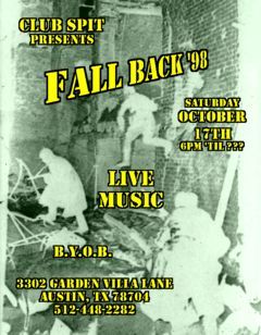 Fall Back '98 poster