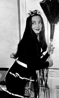 Carolyn Jones as Morticia Addams