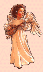 angel playing guitar