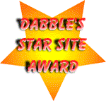 Dabble's Star Site Award