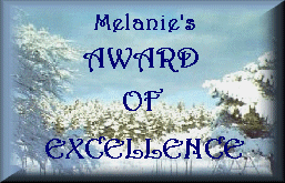 Melanie's Award of Excellence