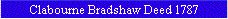 Clabourne Bradshaw Deed 1787