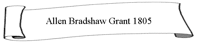 Allen Bradshaw Grant 1805