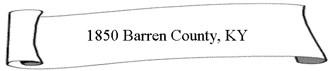 1850 Barren County, KY