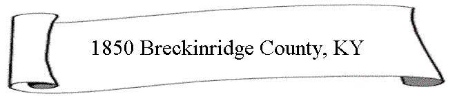 1850 Breckinridge County, KY