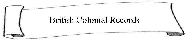 British Colonial Records