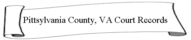 Pittsylvania County, VA Court Records