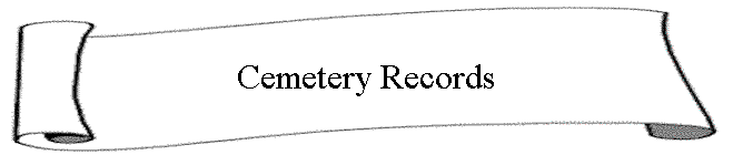 Cemetery Records
