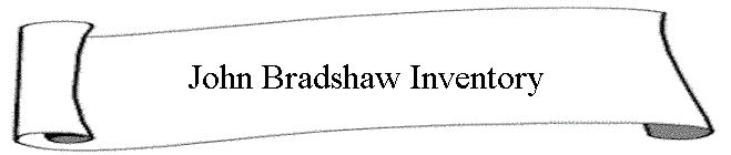 John Bradshaw Inventory