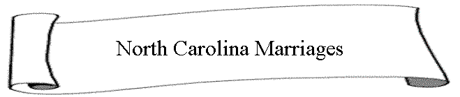 North Carolina Marriages