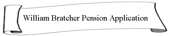 William Bratcher Pension Application
