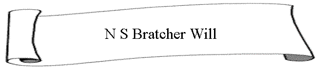 N S Bratcher Will