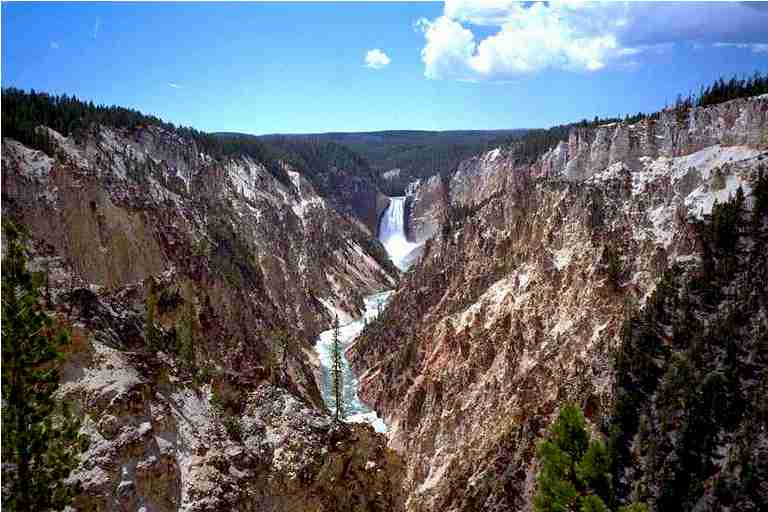 Grand Canyon of the Yellowstone and Lower Falls