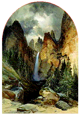 Tower Falls by Thomas Moran