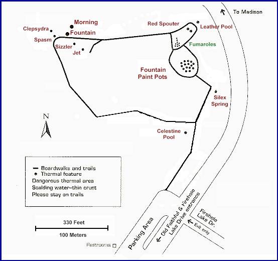 Fountain area map
