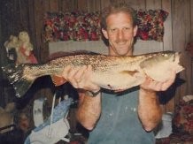 ERNIE WITH A NICE WEAKFISH