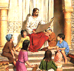 Tuhan Yesus dan anak-anak.
