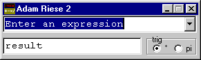 one of five calculator utility programs