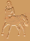 Tan embossed image of centauress--Reduction