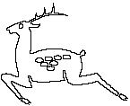 Deer Leaping