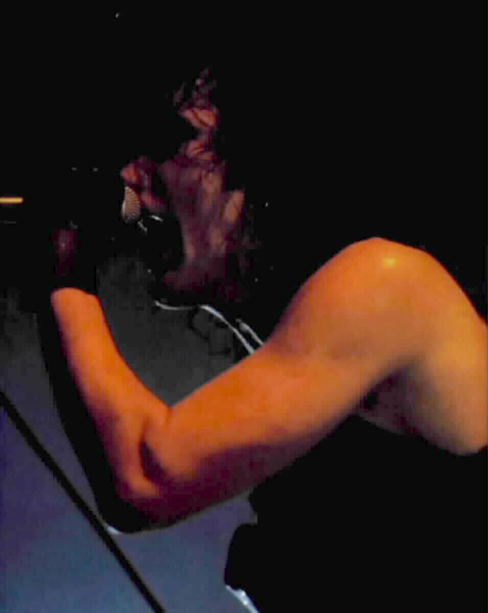 Singing into a mic 3