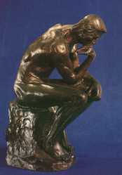 I don't look like this nekkid when I'm thinking. Thank god. 