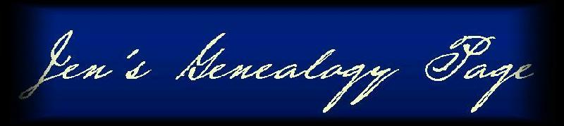 Jen's Genealogy Page