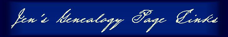 Jen's Genealogy Page Links and Suggested Web Pages
