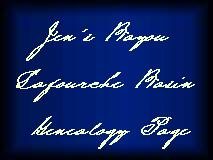 Link to Jen's Louisiana Acadian Coast Bayou Lafourche Area History & Genealogy