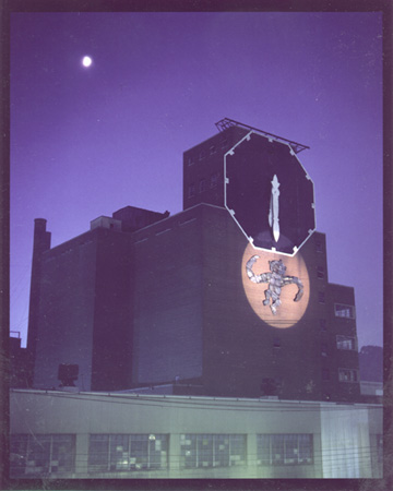 Space Monkey at Brew House Clock Tower